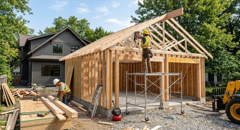 Attached Garage Construction in Las Vegas, NV