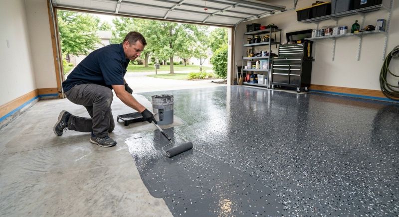 Garage Concrete Coating in Alexandria, VA