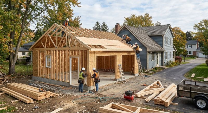 Garage Construction in Cypress, TX