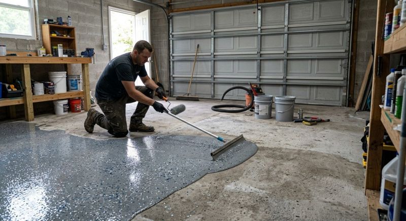 Garage Floor Renovation in Frederick, MD
