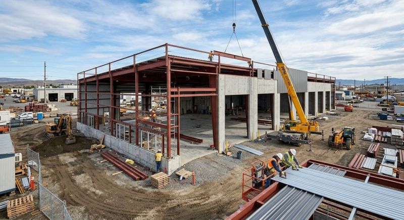 Industrial Garage Construction in South Houston, TX