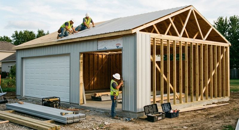 Metal Garage Construction in Summerville, SC