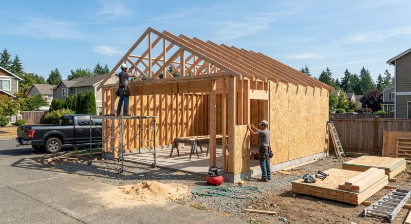 Storage Garage Construction in Houston, TX