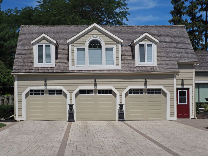 Three Car Garage Installation