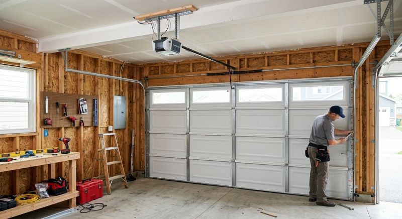 Wood Garage Installation in Katy, TX