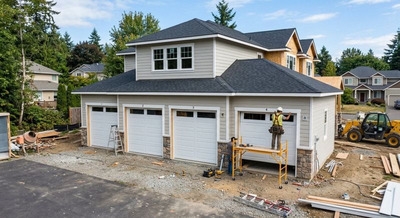 Four Car Garage Installation in Mount Pleasant, SC